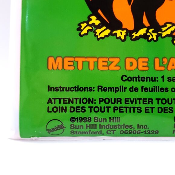 Vintage Deluxe Giant “Stuff-A-Pumpkin” Lawn & Leaf Bag – 56x60 in. – NEW - Picture 3 of 3